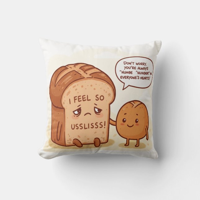 Dough-nöt Ge Up! Ett svenskt supportsystem Kudde (Framsida)