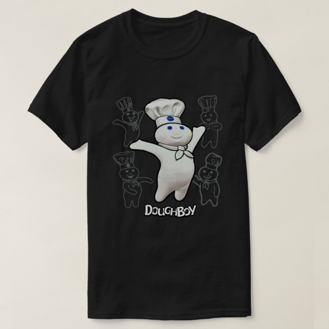 Doughboy Mascot Cute Känslor Classic T-Shirt.png T Shirt (Design framsida)
