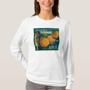 DoughboyApple låda LabelWatsonville, CA Tee Shirt