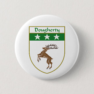 Dougherty vapensköld-/familjvapensköld knapp
