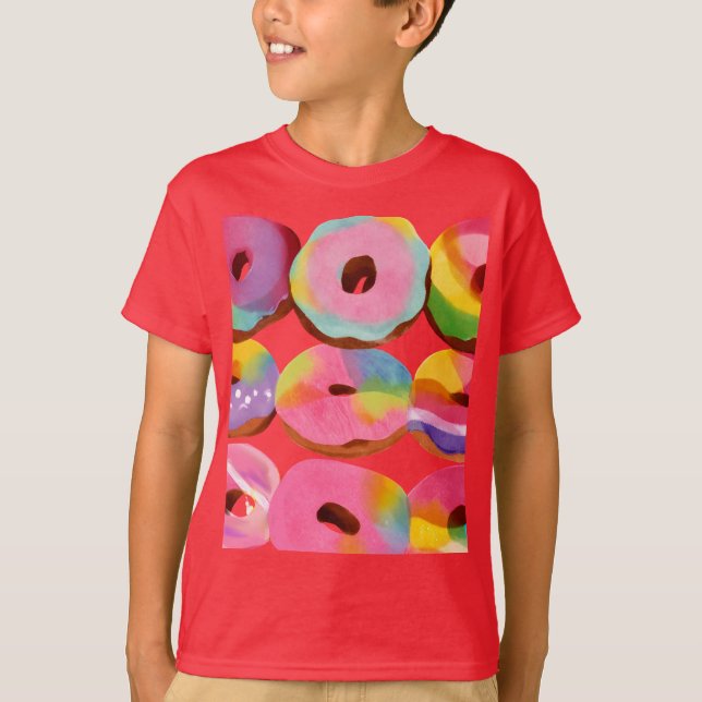 Doughnut älskare t shirt (Framsida)