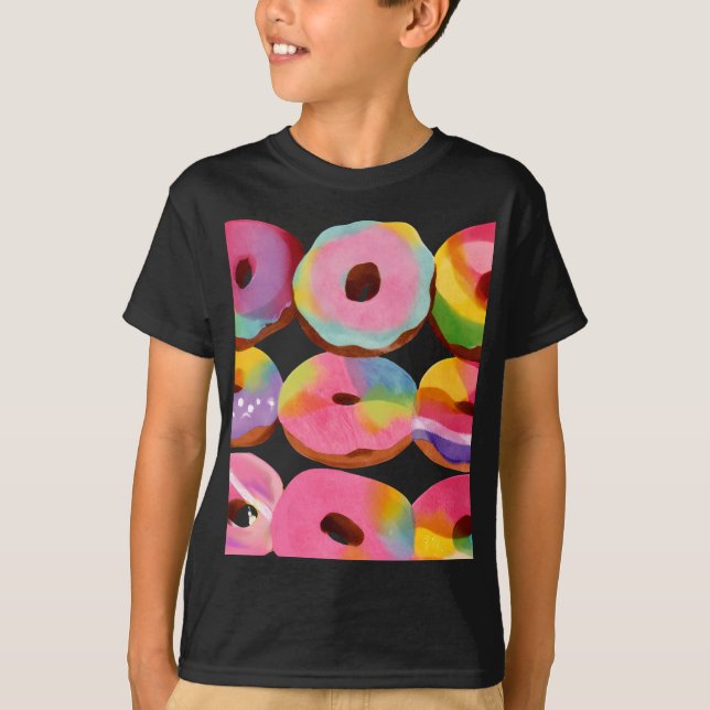 Doughnut älskare t shirt (Framsida)