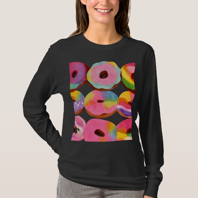Doughnut älskare t shirt (Framsida)