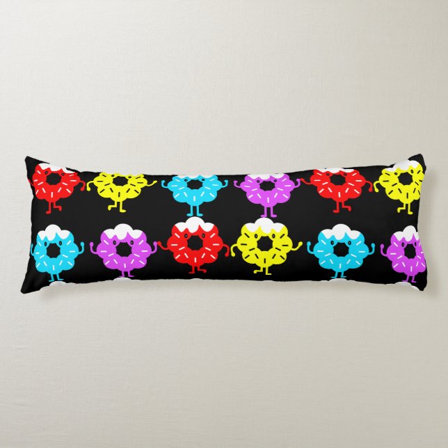 Doughnut Donut Älskare Kroppskudde (Framsidan)