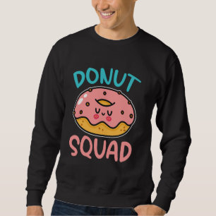 Doughnut Donut Squad Donut Kids Lång Ärmad Tröja