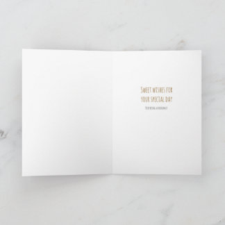 Doughnut Folded Birthday Card  Kort