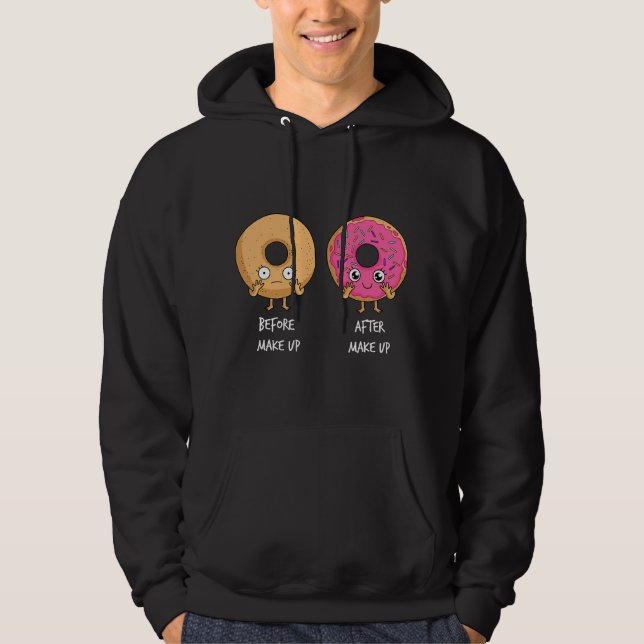 Doughnut - Funny Donut  Hoodie (Framsida)