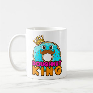 Doughnut Kung Donut Älskare Manar Boys Kaffemugg
