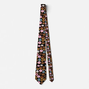 Doughnut Neck Tie Black Slips