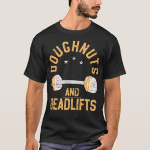 Doughnut och Deadlifts Funny Donut animal pirat T Shirt