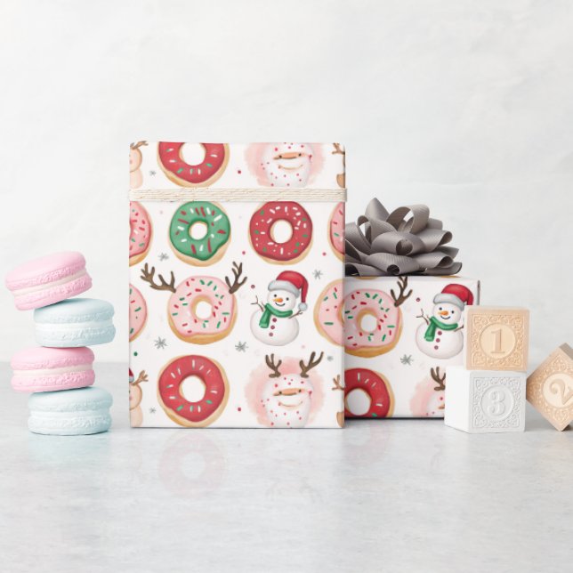 Doughnut och Sweets jul Presentpapper (Baby Shower)