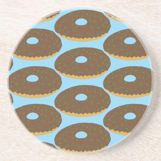 Doughnut Sandstone Coaster Underlägg (Framsidan)
