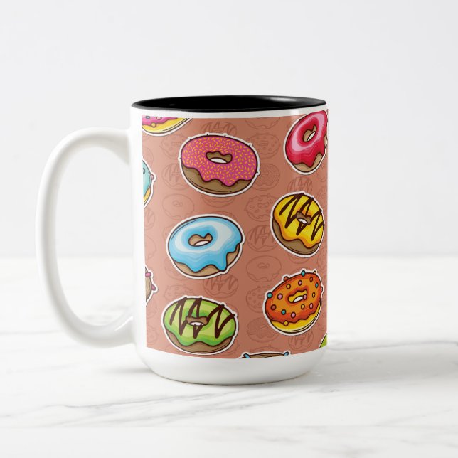 Doughnut Två-Tonad Mugg (Vänster)