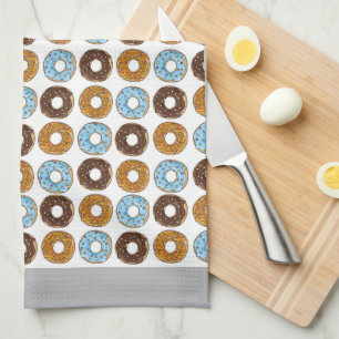 Doughnut White Kitchen Towel Kökshandduk