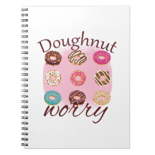 Doughnut Worry Anteckningsbok