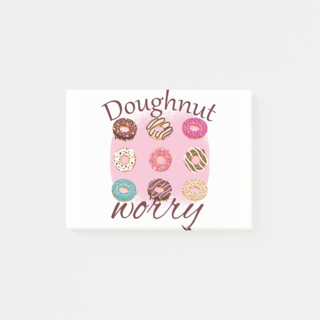 Doughnut Worry Post-it Block (Framsida)