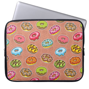 Doughnuts laptop fodral