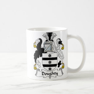Doughty familjvapensköld kaffemugg