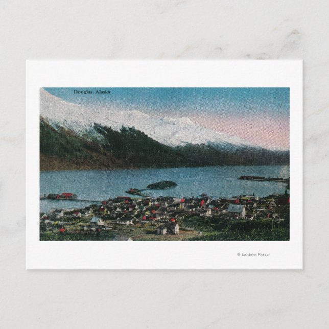 Douglas, Alaska Town ViewDouglas, AK Vykort (Framsida)