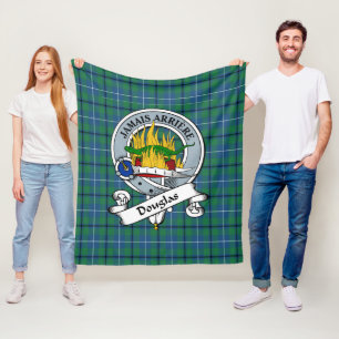 Douglas Ancient Klan Badge Tartan Play Fleecefilt