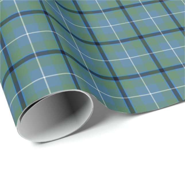 Douglas Ancient Klan Tartan Presentpapper (Rullad Hörn)