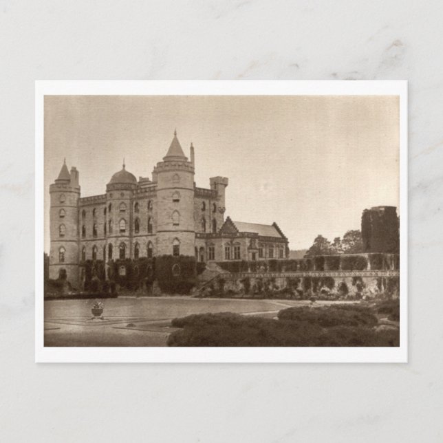 Douglas Castle Postcard | Historiskt skotskt Vykort (Framsida)