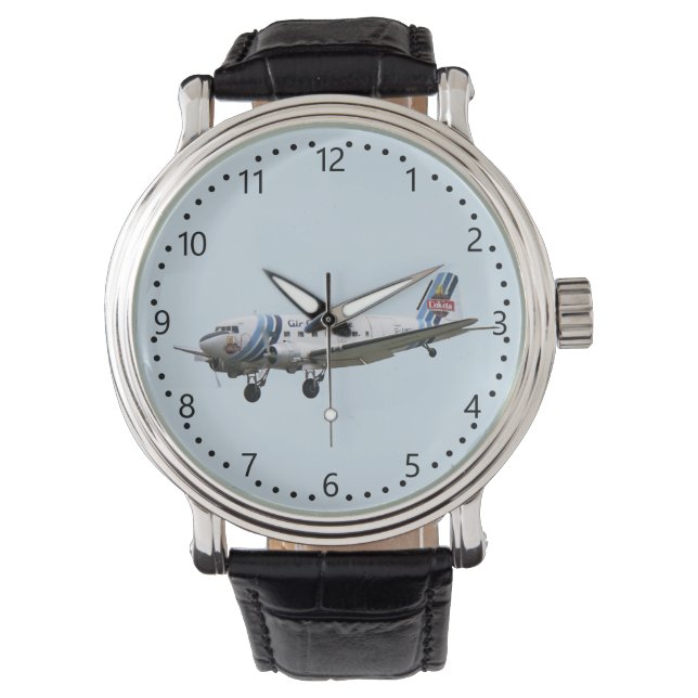 Douglas Dakota DC3 G-AMSV -3 Armbandsur (Framsida)