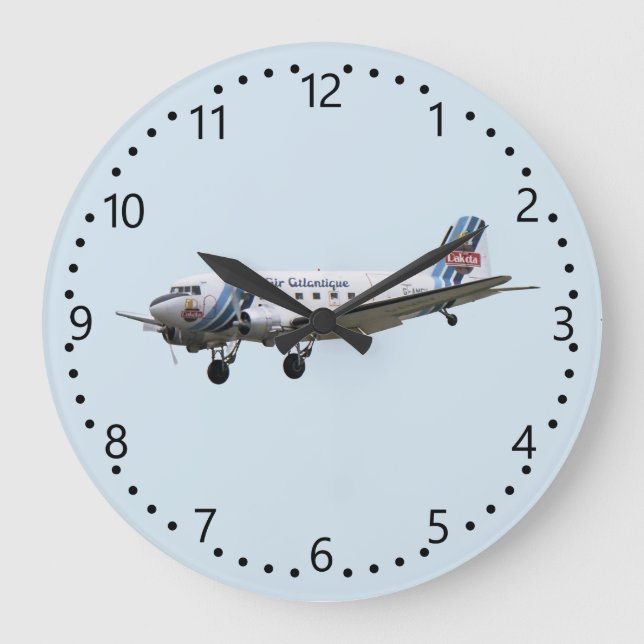 Douglas Dakota DC3 G-AMSV Stor Klocka (Framsida)