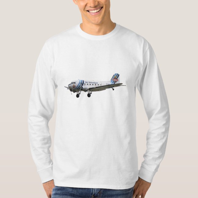 Douglas Dakota DC3 G-AMSV T-Shirt (Framsida)