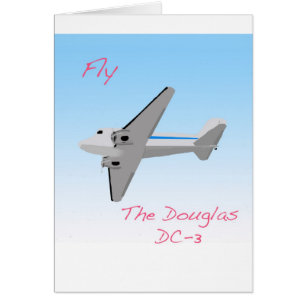 Douglas DC3 Hälsningskort