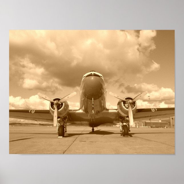 Douglas DC-3 Dakota / C-47 Poster (Framsidan)