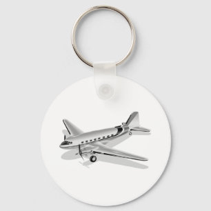 Douglas DC-3 flygplan Nyckelring