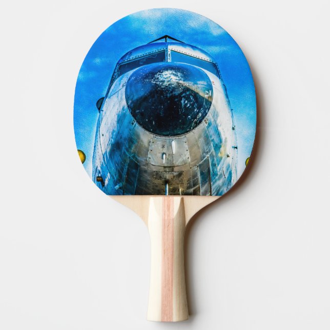 Douglas DC-3-flygplan Pingisracket (Baksidan)