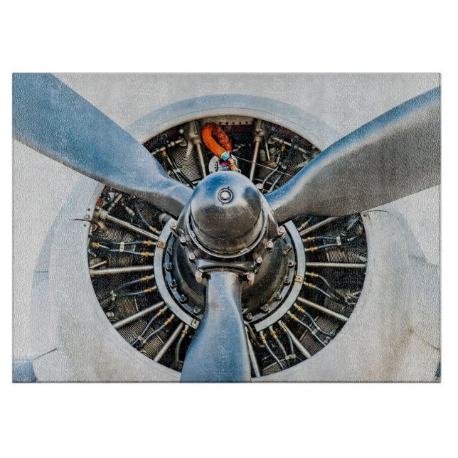 Douglas DC-3-flygplan. Propeller (Framsidan)