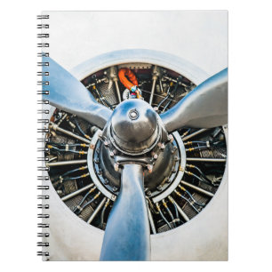 Douglas DC-3-flygplan. Propeller Anteckningsbok