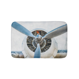 Douglas DC-3-flygplan. Propeller Badrumsmatta