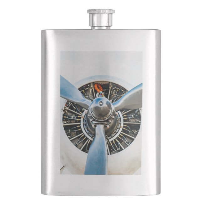 Douglas DC-3-flygplan. Propeller Fickplunta (Framsidan)