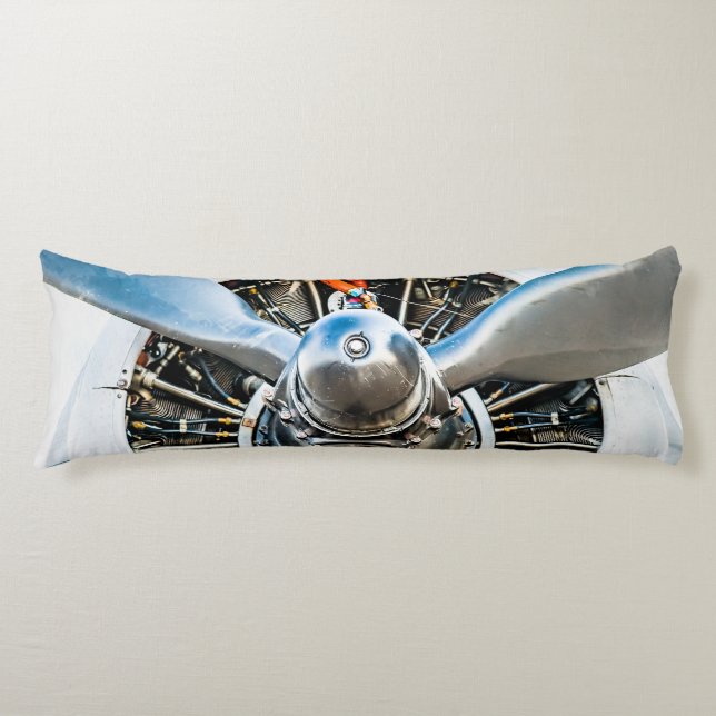 Douglas DC-3-flygplan. Propeller Kroppskudde (Framsidan)