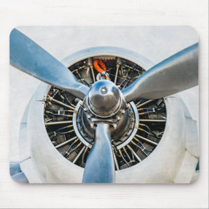 Douglas DC-3-flygplan. Propeller Musmatta