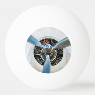 Douglas DC-3-flygplan. Propeller Pingisboll