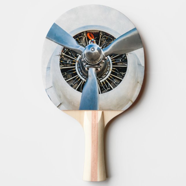 Douglas DC-3-flygplan. Propeller Pingisracket (Baksidan)