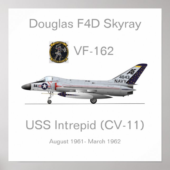 Douglas F4D Skyray Poster (Framsidan)