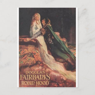Douglas Fairbanks som Robin Huva Vykort