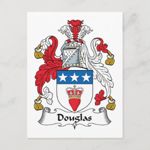 Douglas Family Crest Vykort