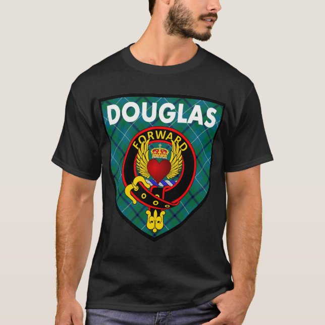 Douglas Forward vapensköld om Ancient Douglas T-Sh T Shirt (Framsida)