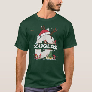 Douglas jul Shirt w Douglas Namn för roligt X T