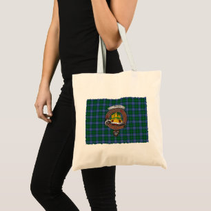 Douglas Klan Badge Tartan Tote Tygkasse
