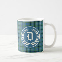 Douglas Klan Light Blue Ancient Tartan Monogram