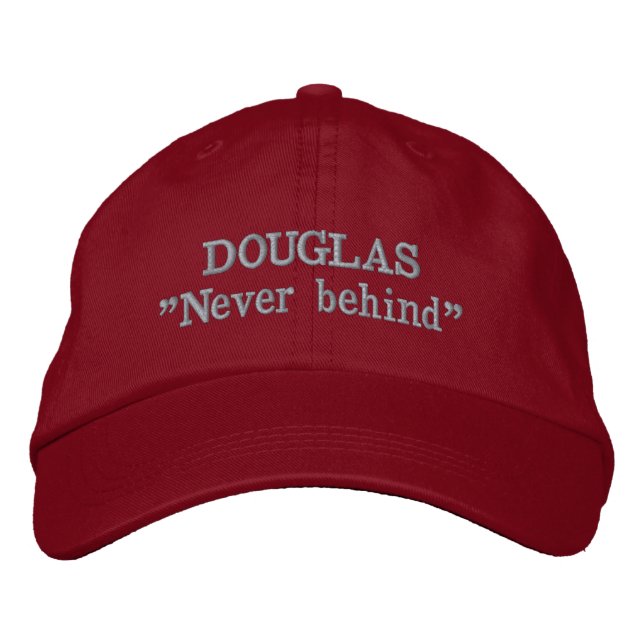 Douglas Klan Motto Embroized Hat Broderad Keps (Framsida)