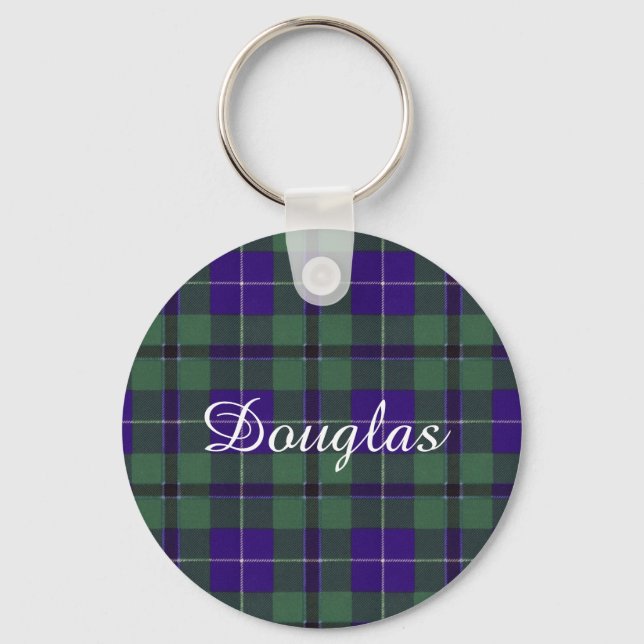 Douglas klan Play Scottish tartan Nyckelring (Framsida)
